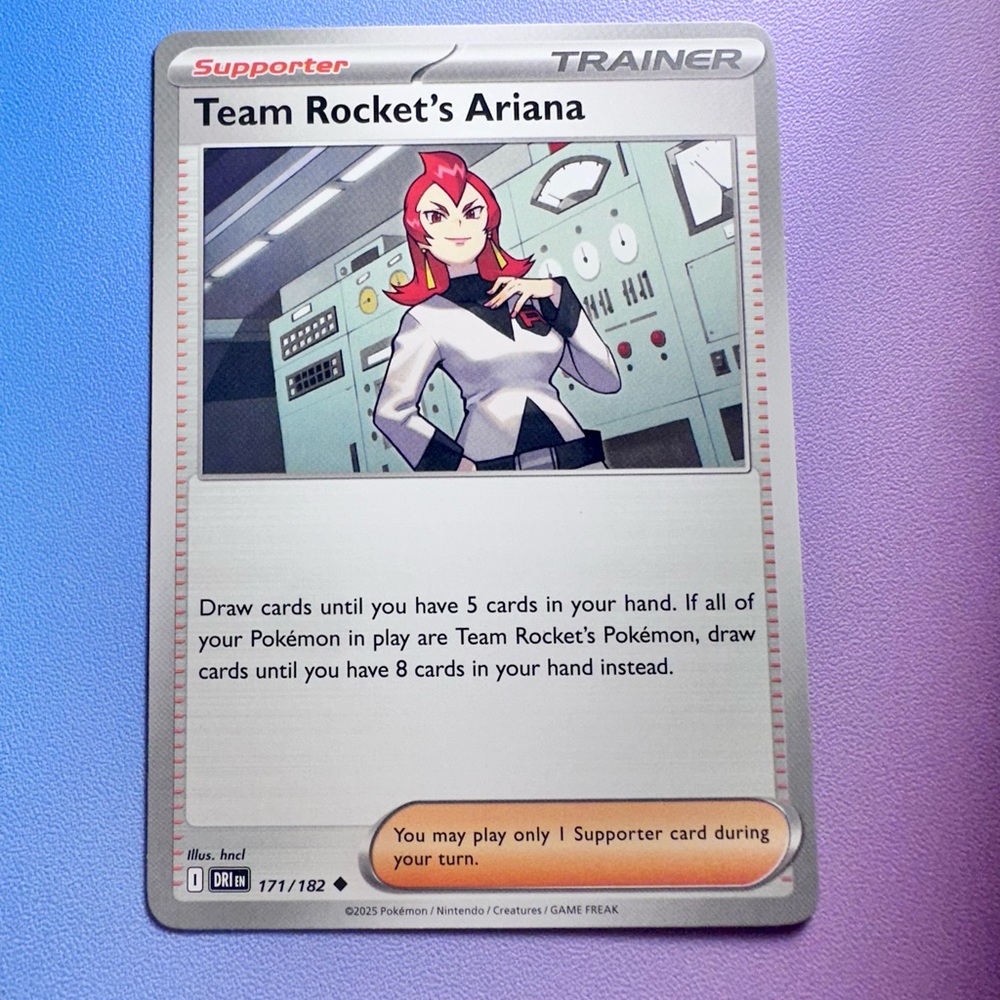 team rocket’s ariana - 171/182 (uncommon) — pokemon: destined rivals